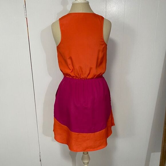 Merona Pink and Orange Dress - Picture 8 of 14